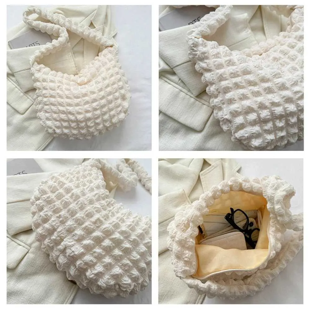 Borsa a tracolla plissettata bubble per donna grande capienza_voghion.com