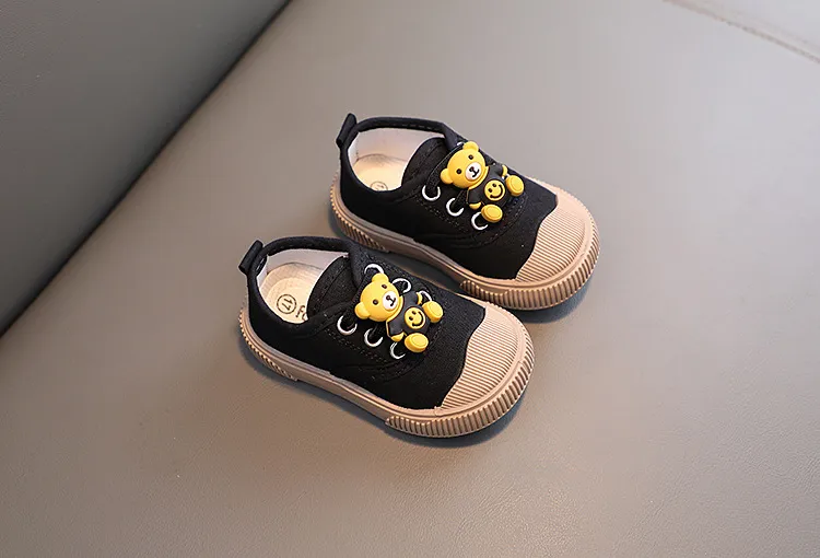 Baby Spring and Autumn Treasure Breathable Non-slip Cartoon Bear Rubber Soft Soled Toddler Cutefeet Children Infant_desvips.com