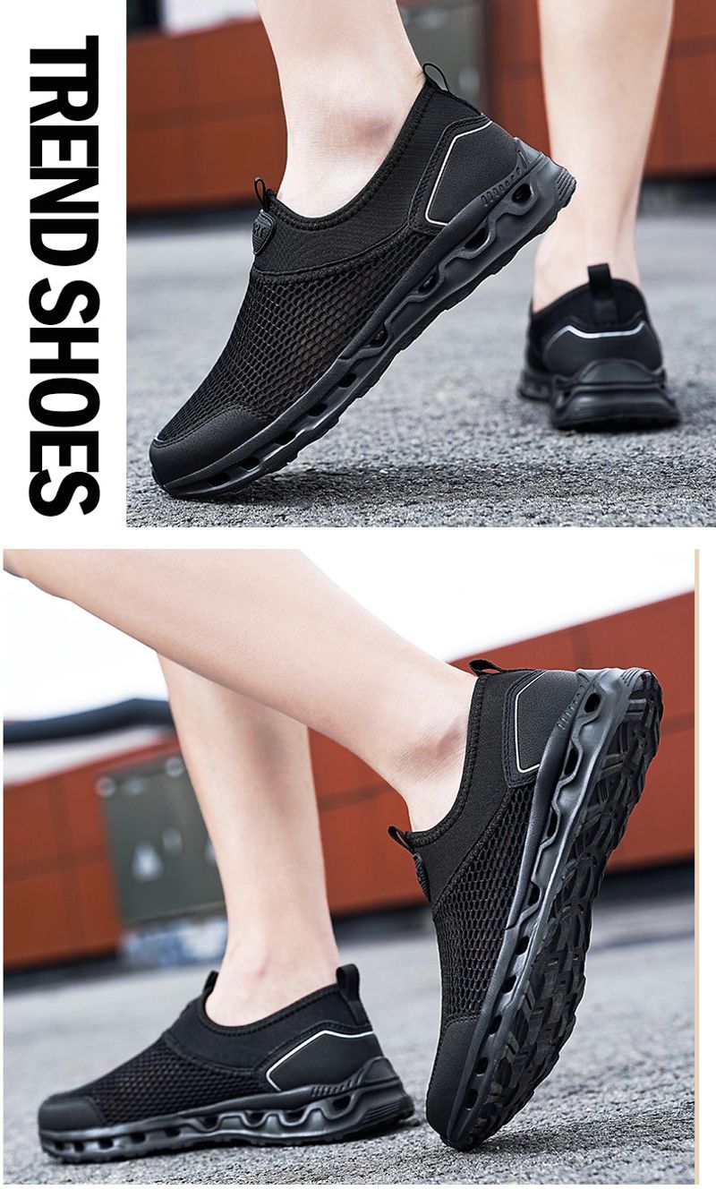 Outdoor-Sport Waten Herrenschuhe Mesh-Stoff atmungsaktive Wanderschuhe_voghion.com