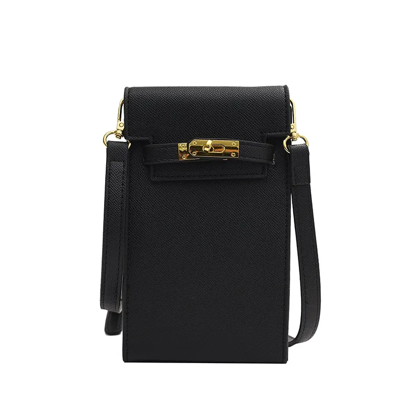 Texture Women's Spring/Summer Trendy And Fashionable Retro Crossbody Versatile One Shoulder Phone Bag_voghion.com
