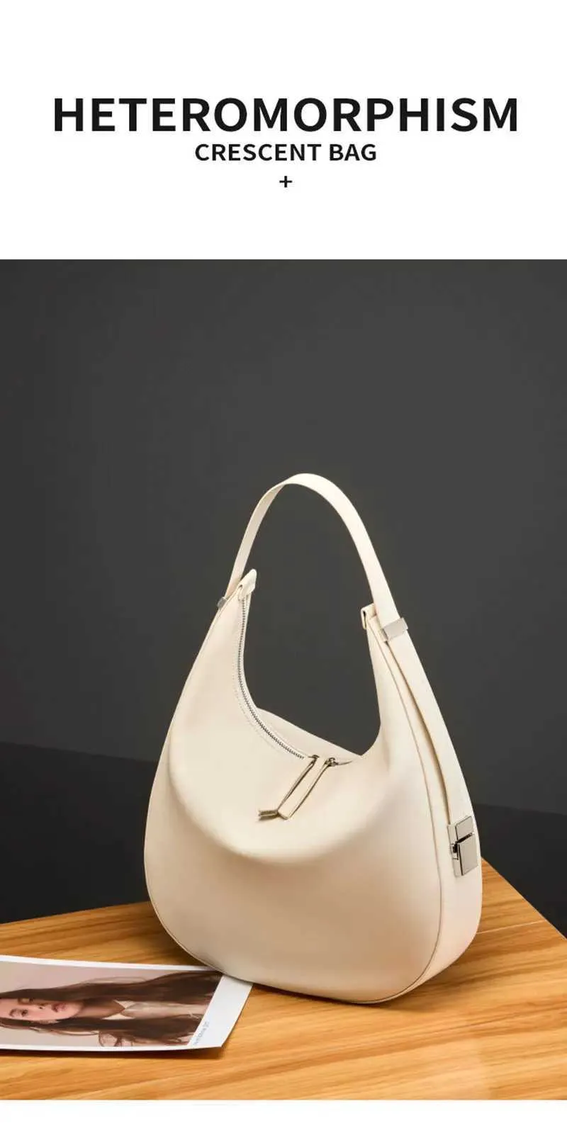 Echtes Leder Damen Große Kapazität Mode Trend Schulter Tasche Hochwertige Rindsleder Weibliche Handtaschen 2782C241115_voghion.com