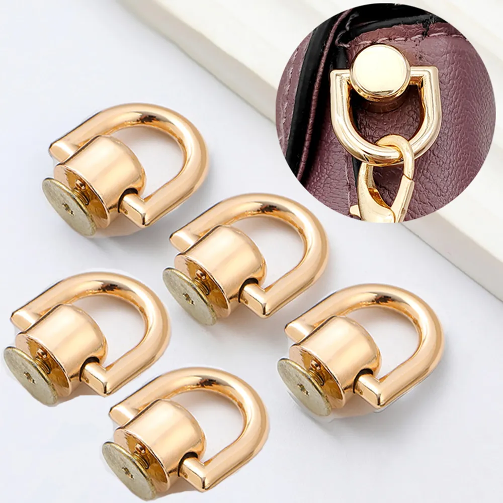 10pcs Metal Rivet Nail Studs Button Handbag Belt Hanger Leather Craft Lage Bag Buckle Tong Snap Hardware Accessory_voghion.com