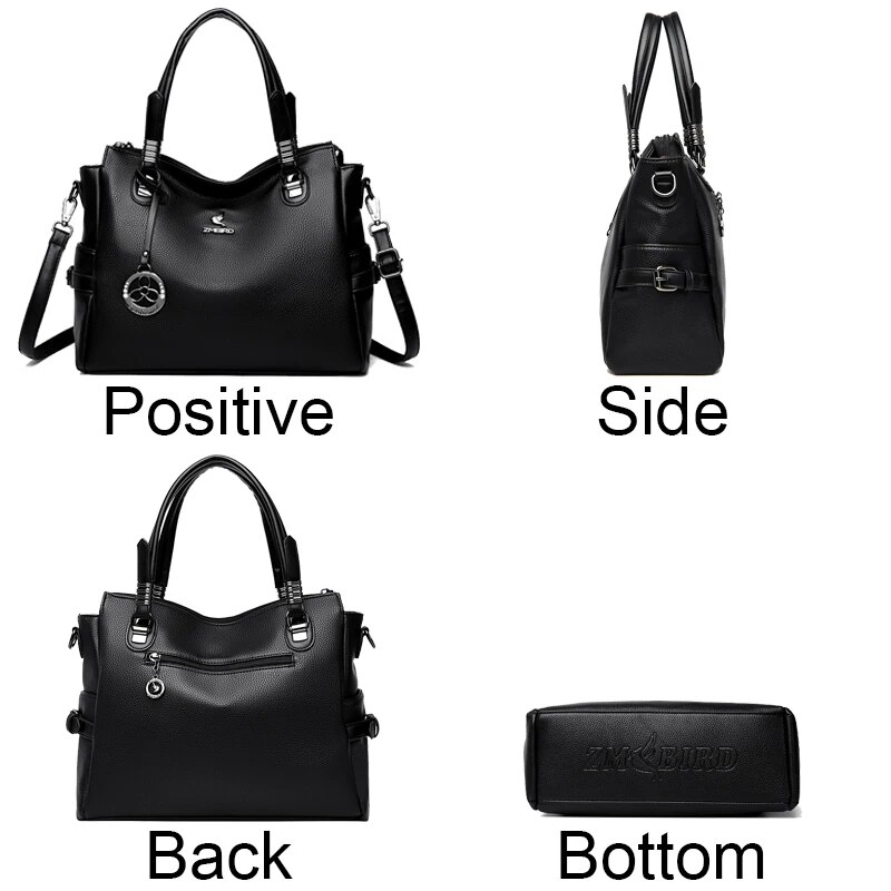 Borse da donna eleganti Borse in pelle di alta qualità Borse da donna con manico superiore Borsa a tracolla a tracolla di grande capacità Borse a mano_voghion.com