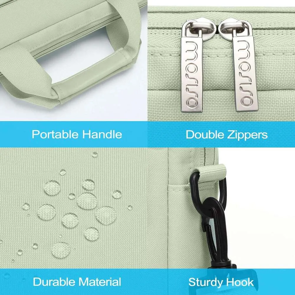 Borsa per laptop più recente 13 14 15 16 17 pollici per Book Air Pro M1 M2 M3 Custodia per notebook da ufficio Custodia da viaggio per computer a tracolla_voghion.com