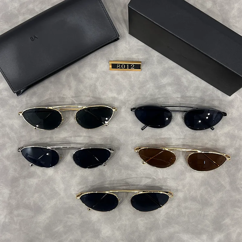 Wüsten-Sonnenbrille für Damen, Metall-Cat-Eye-Brille mit dünnem Rahmen, Unisex, Wüstenbrille, Strand-Sonnenbrille, Retro-Rahmen_voghion.com