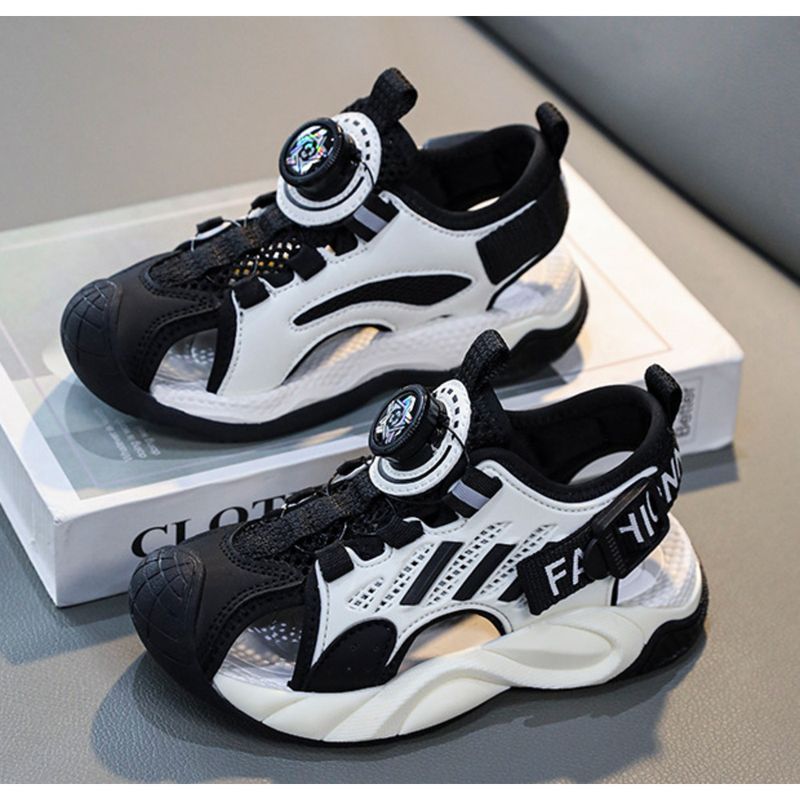 Boys' 2024 summer new children's sports sandals boys non-slip beach shoes_voghion.com