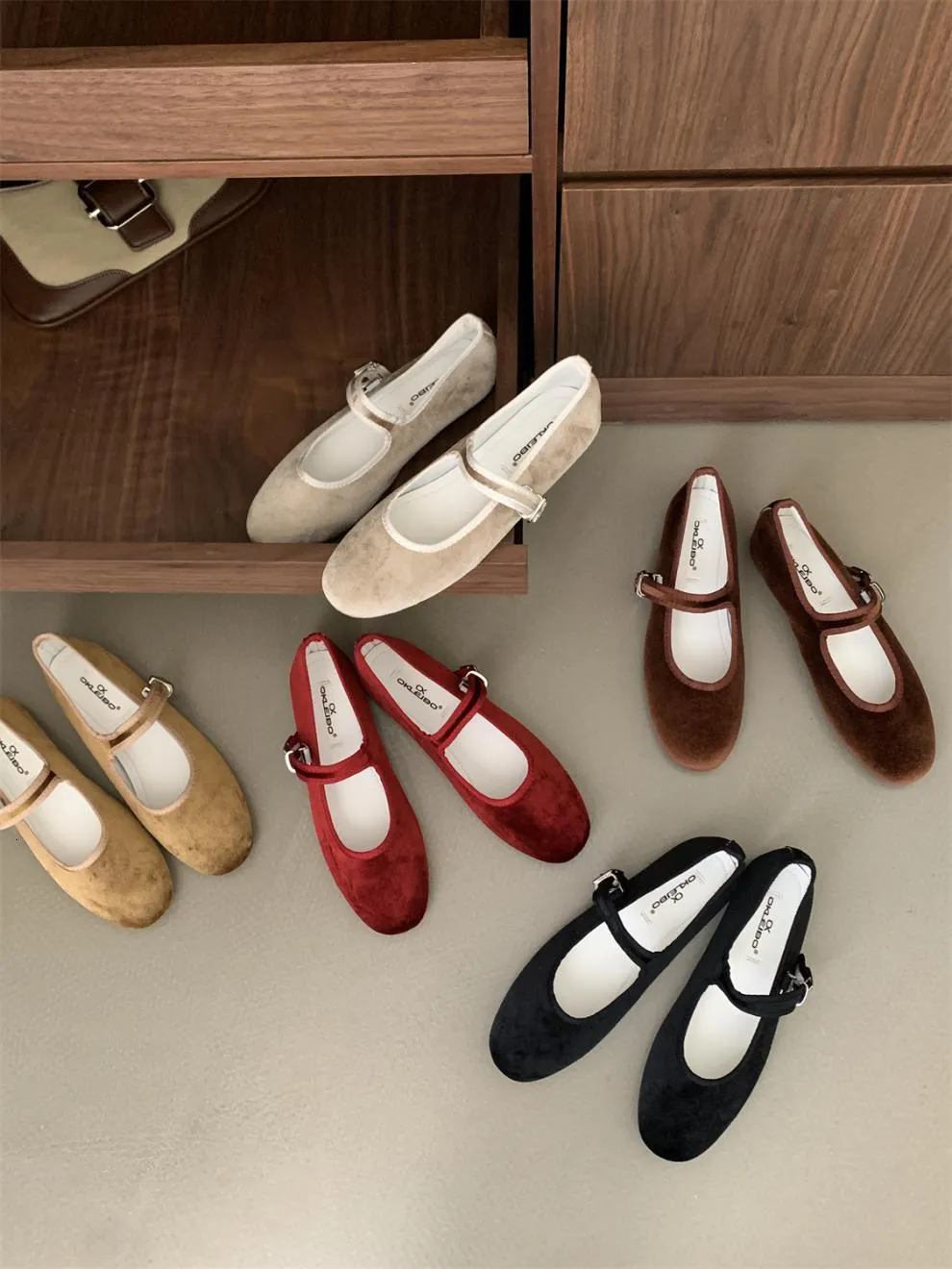 Mary jane instappers voor dames comfortabele platte schoenen_voghion.com