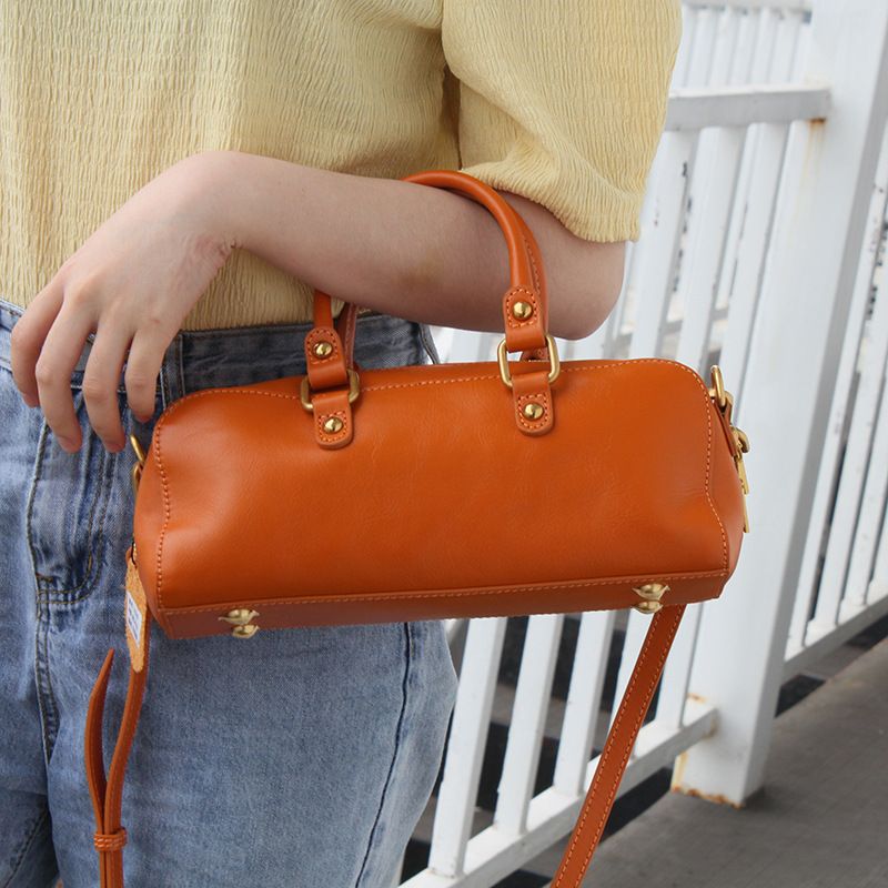 Handtasche Damen Casual Trend Damentasche Umhängetasche Foreign Style Boston Bag_voghion.com