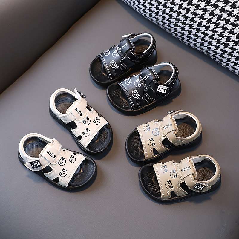 Kid's Clothing Baby sandals for girls 1-6 years old 2 boys cartoon beach shoes 2024 summer new children's non-slip soft-soled toddler shoes_voghion.com