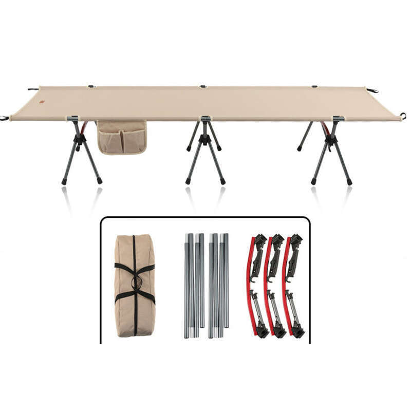 Outdoor Marching Demontage, Nap opgehuewe Portable Klappbett, Camping Bett Stretcher_voghion.com