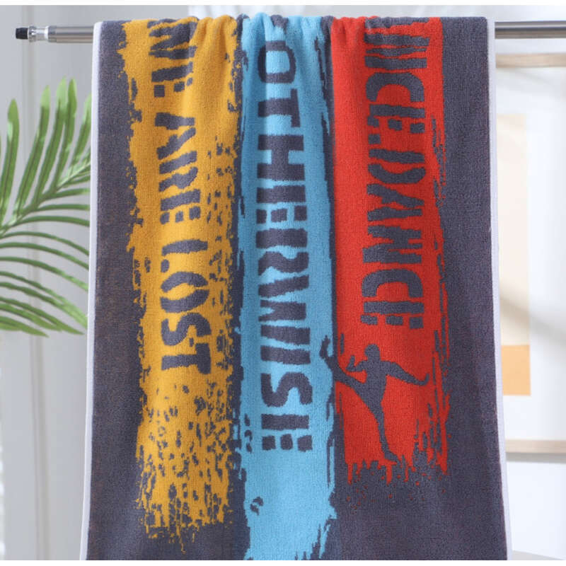 Cotton 40 * 100 Cm Fitness Sweat Absorbent Large Extra Long And Wide Shower Sport Towel_voghion.com