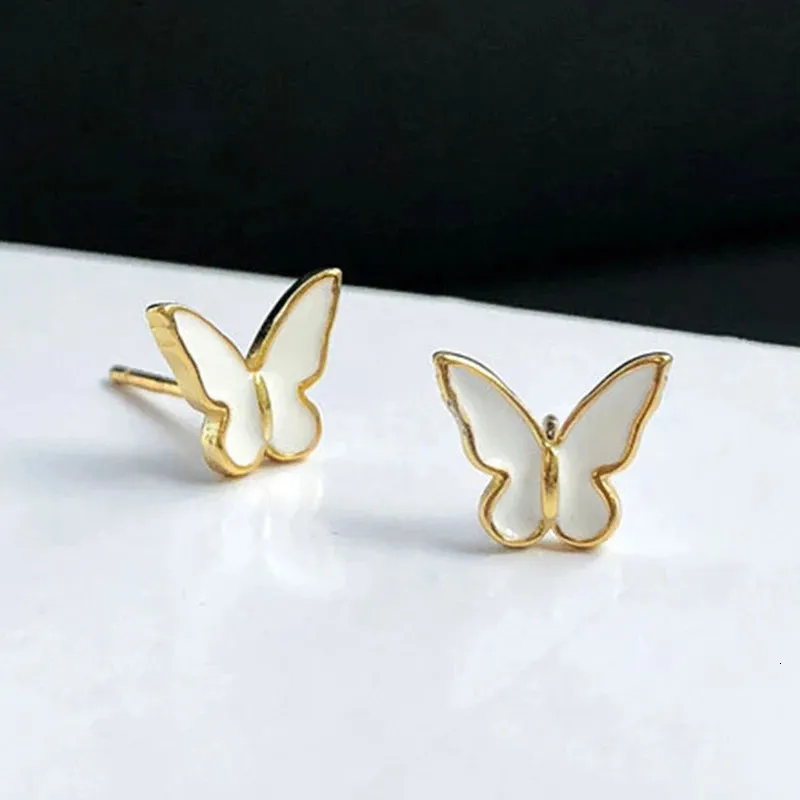 Fritillary Butterfly Long Tassel Earrings Woman Personality Cute Enamel Bow Stud Daily Wear Jewelry Accessories 240618_voghion.com