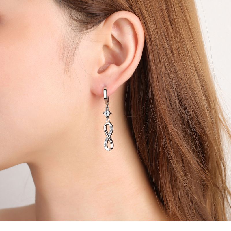 Ohrringe für Frauen in trendiger 8-Form, die Ihr Gesicht schlanker aussehen lassen, modische Ohrhaken, lange Quastenohrringe_voghion.com