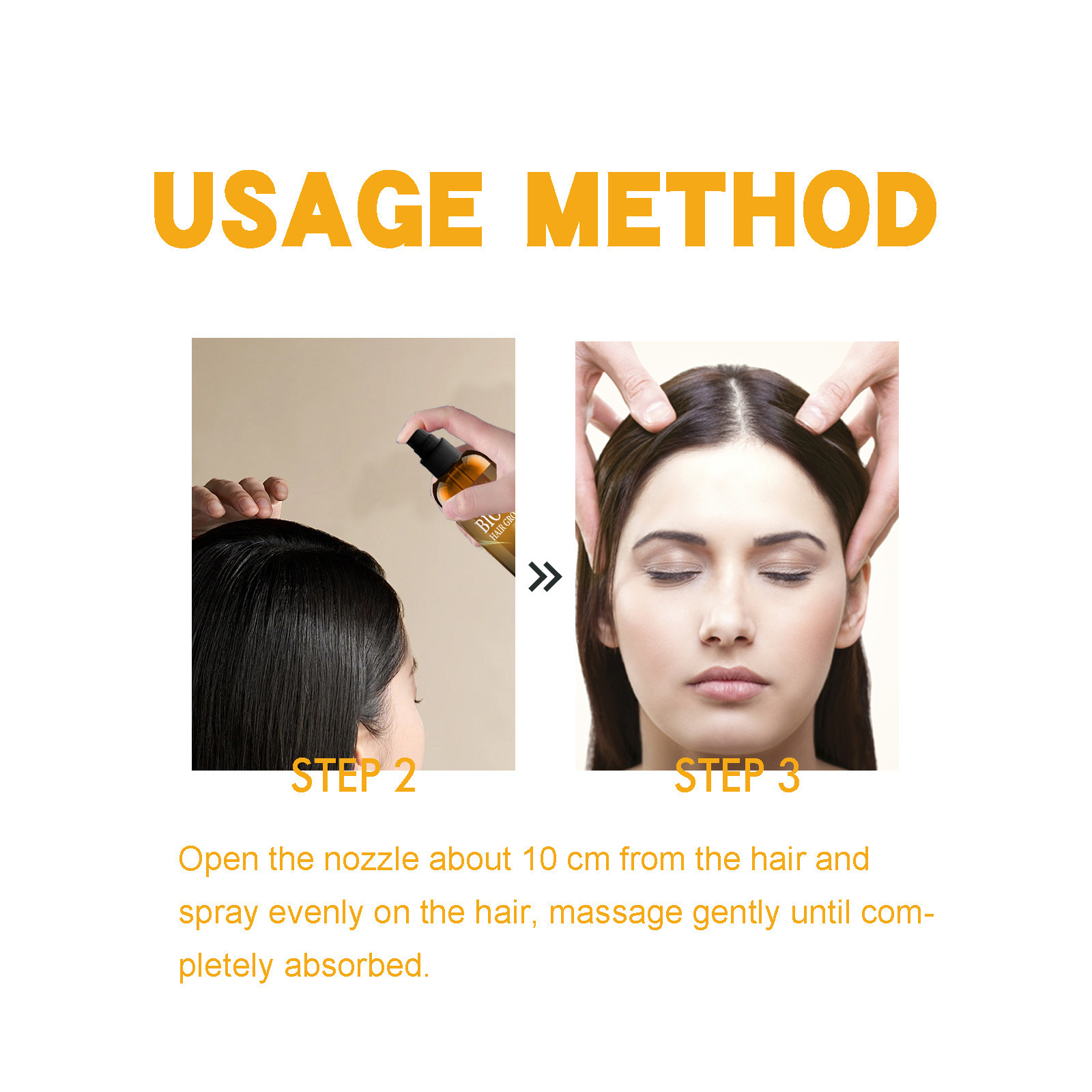 HOEGOA Spray nutriente alla biotina, fissaggio tenace e trattamento di prevenzione della caduta dei capelli_voghion.com