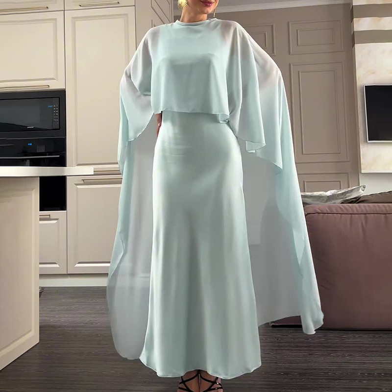 Women’s Clothing Fashion Casual Long Skirt Dress Shawl Suit