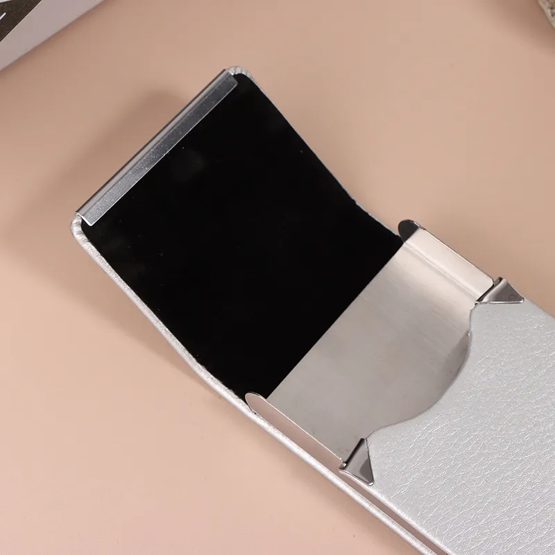 New Credit Purse Anti-theft Case With Cover For Cards ID Smart Card Holder Mini Wallet_voghion.com