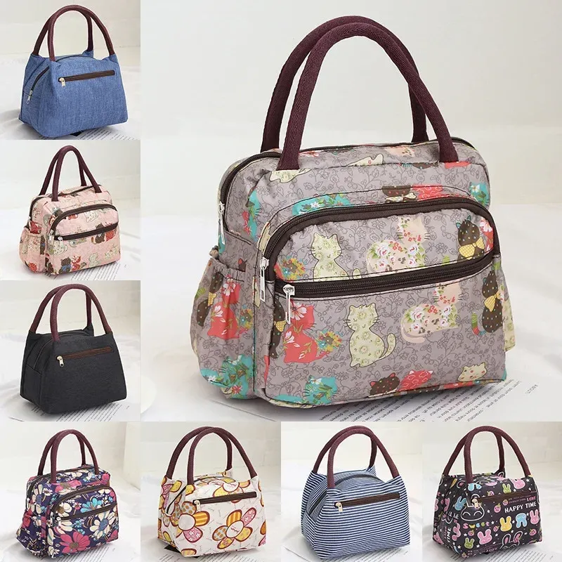 Tasche Frauen Männer Kühltaschen Wärmespeicher Ice Pac Tote Studenten Bento Erwachsene Picknick Essen Handtasche Tragbare Lunchbox_voghion.com