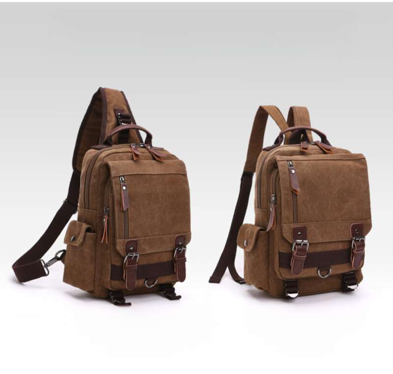 Borsa da viaggio in tela per esterni, zaino singolo diagonale OL, borsa a tracolla_voghion.com
