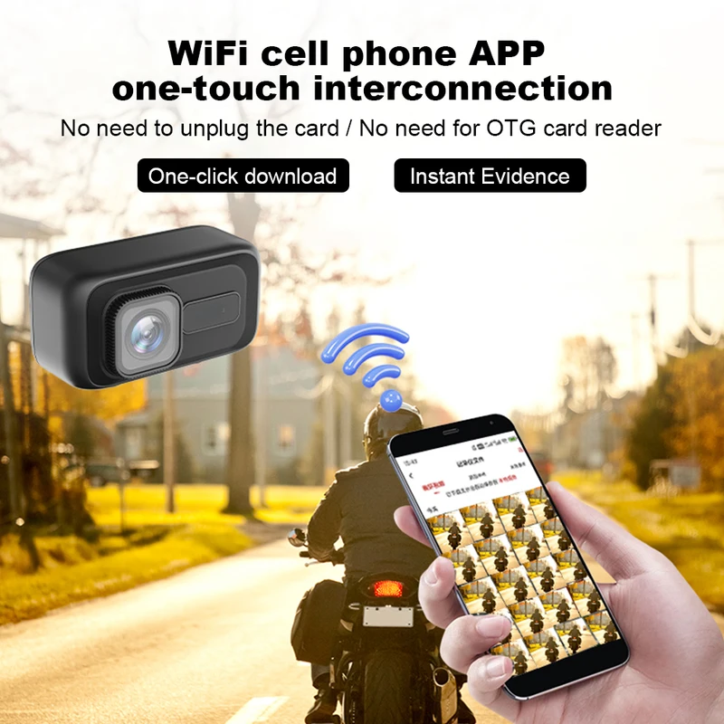 1080P Motorcycle Dash Cam Waterproof Motorcycle DVR Camera Motorcycle Camera For Motorcycle_voghion.com