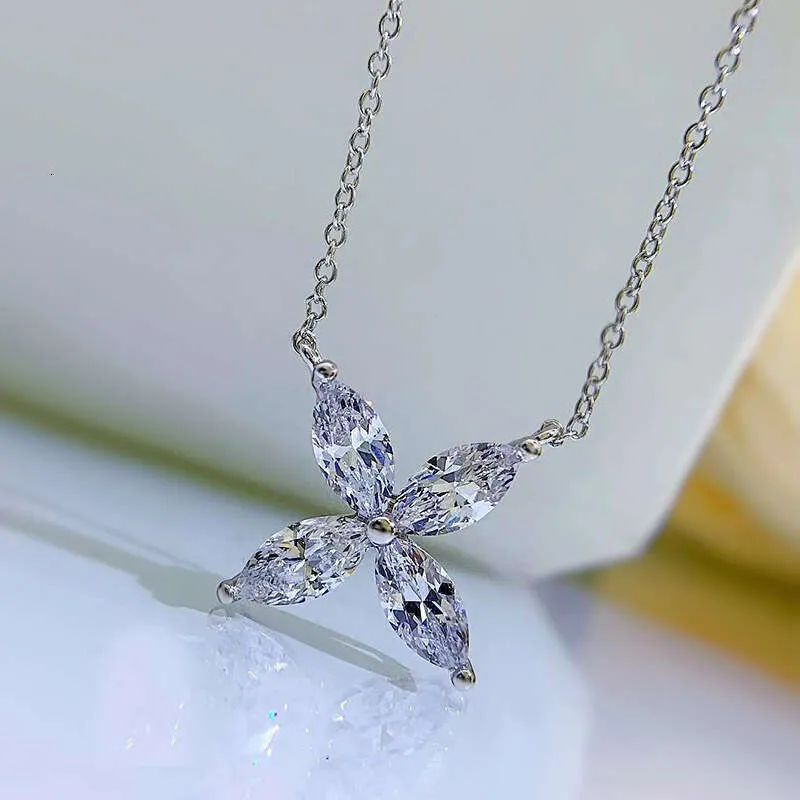 Junheng Colar de Borboleta com Pingente Totalmente Gelado S Vvs D Joias de Sílica_voghion.com