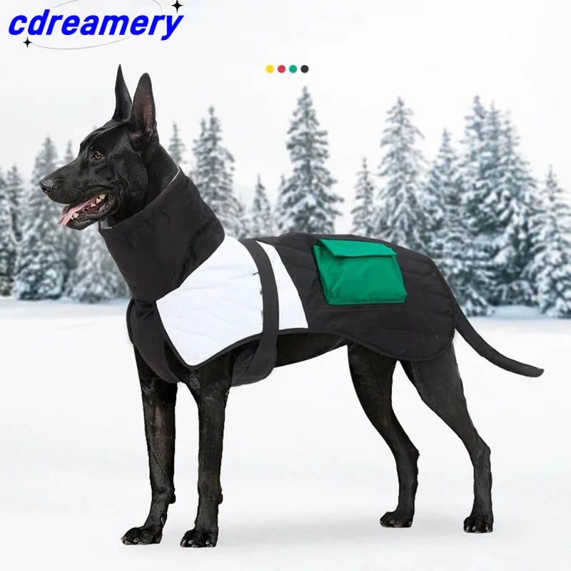 Warm, Thickened, Waterproof And Warm Dog Clothes, Small, Medium And Large Dog Pet Dog Coats, Greyhound, Doberman And Labrador Clothing_voghion.com