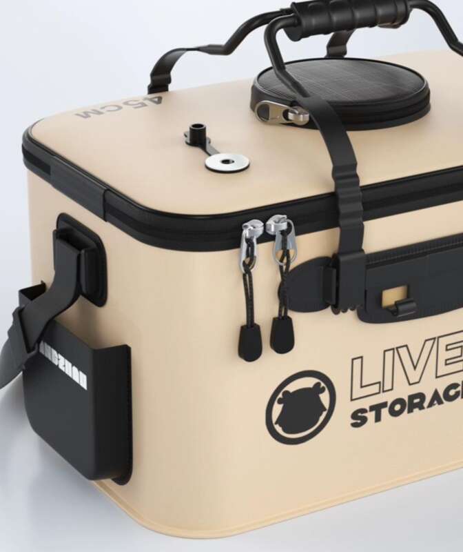Caja plegable de EVA Lingte Live Protection, cubo para peces con agua espesa, suministros de pesca_voghion.com