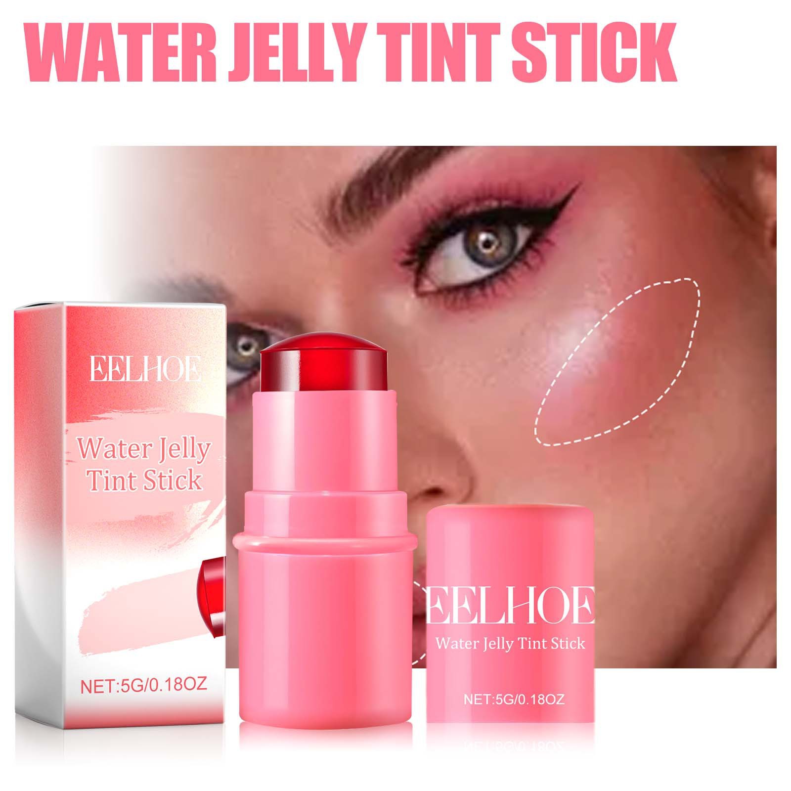 EELHOE Fruit Frozen Red powder blusher Light and Thin Natural Naked Lip Matte Color Stick_voghion.com