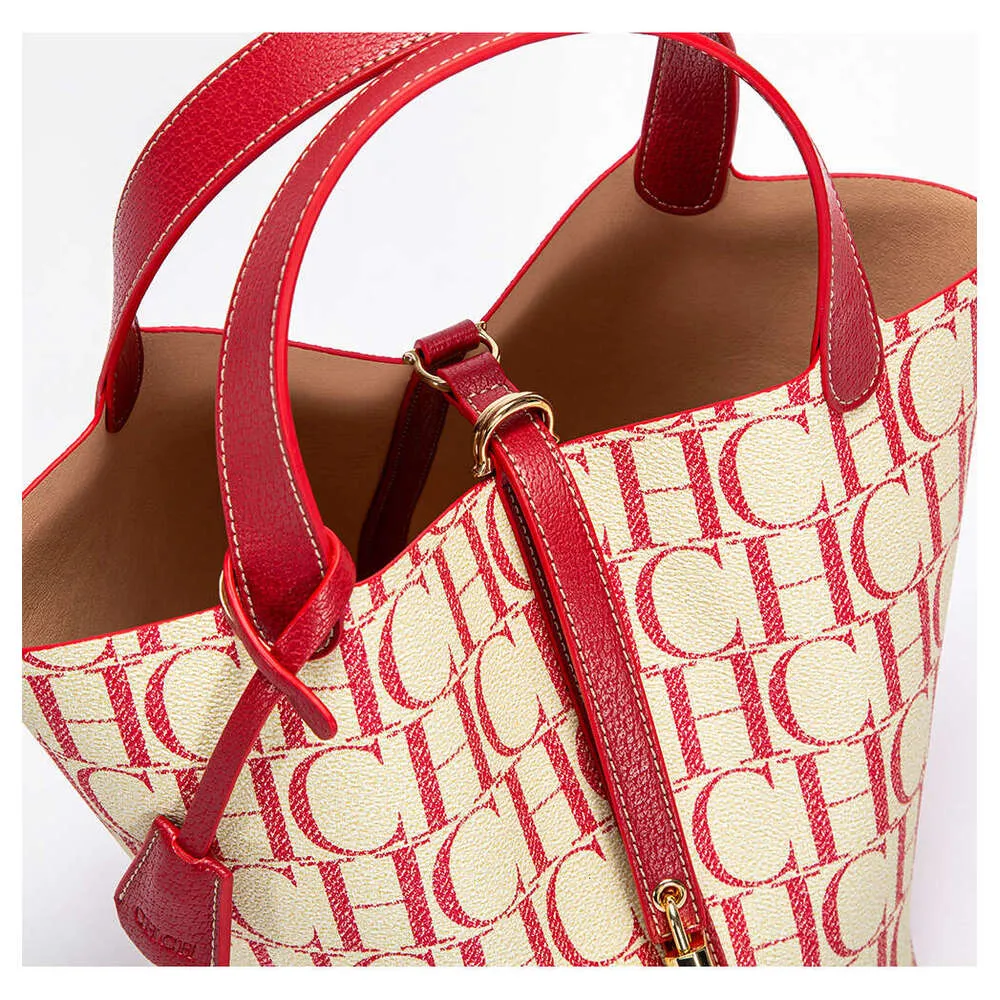 CH Grouss Kapazitéit Alldags Pendler Crossbody Moud Buschtawendruck Design Damen Temperament Schëllertasch Villsäiteg Premium_voghion.com