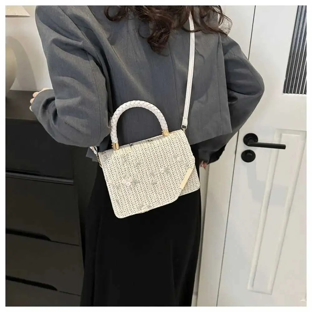 Borsa a tracolla in paglia boho per donna estate spiaggia mare_voghion.com