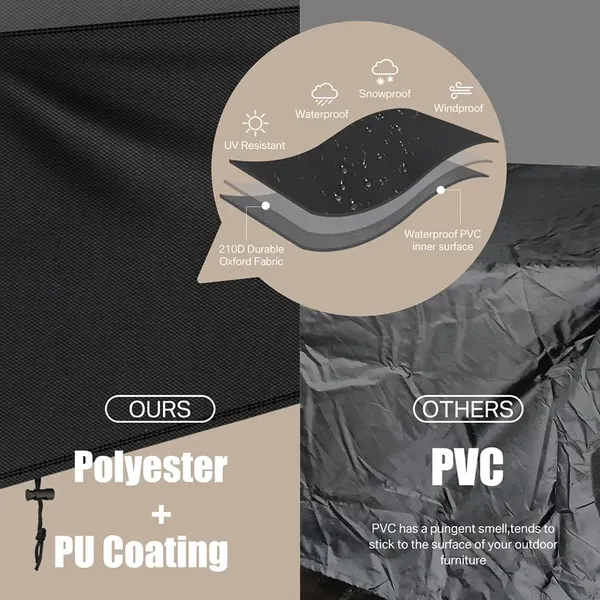 Funda de protección para muebles de jardín de poliéster_voghion.com