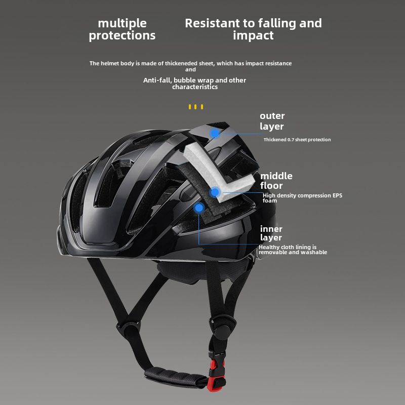 Ultra-liicht integréiert Vëlo Helm fir Erwuessener_voghion.com