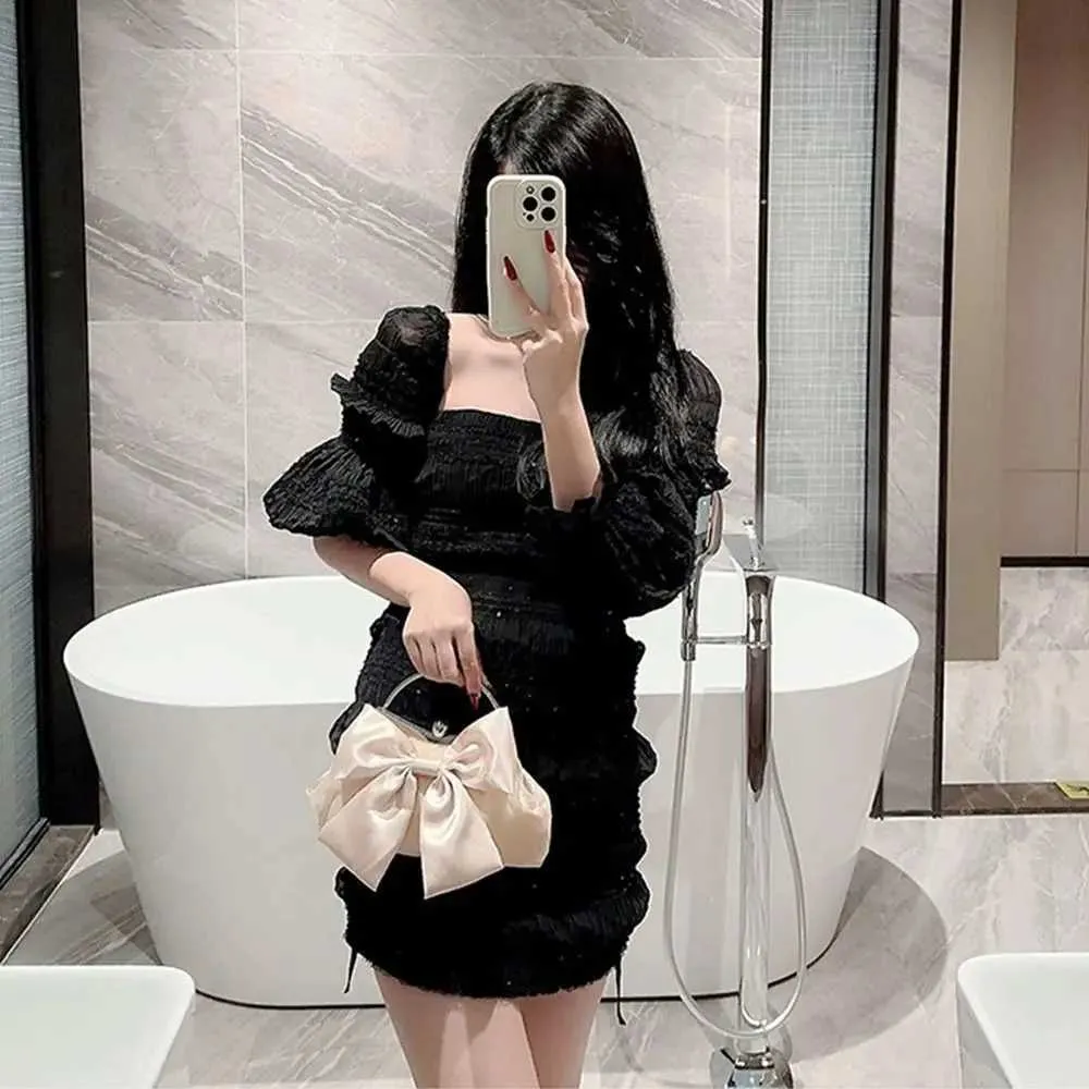 Gyllene siden rosett kväll elegant och trendig bankett clutch kedja axelväska plånbok för kvinnor festväska_voghion.com