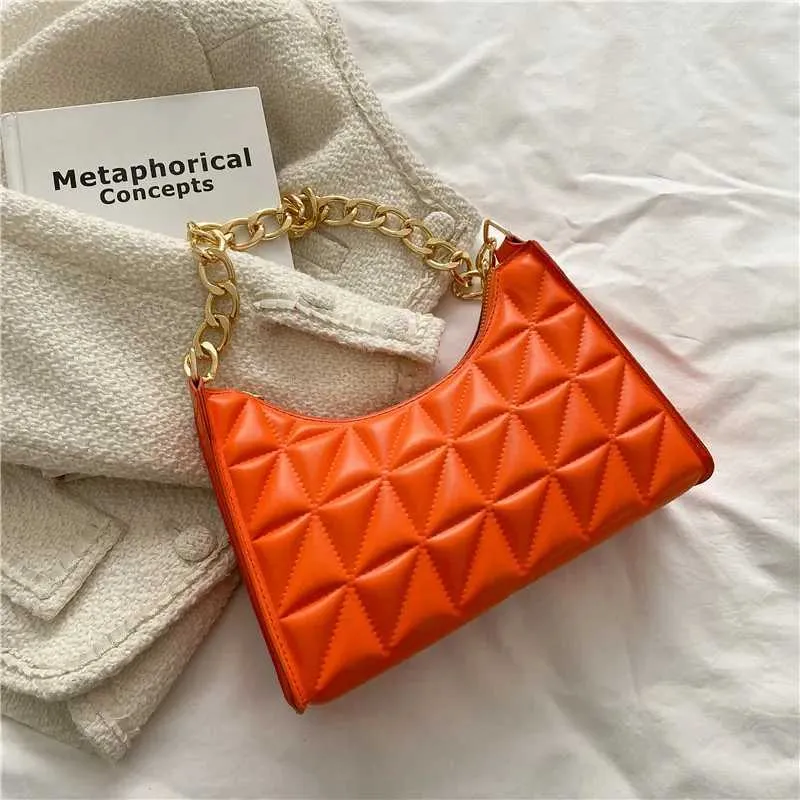 Wens Sac à main en cuir PU à motif diamant pour femme, couleur unie, avec chaîne, pour sous-vêtements, Y241026_voghion.com