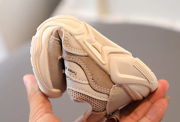 Zapatillas deportivas para niños pequeños 2025, informales, de malla y cuero, para correr en la escuela, de 1 a 6 años_voghion.com
