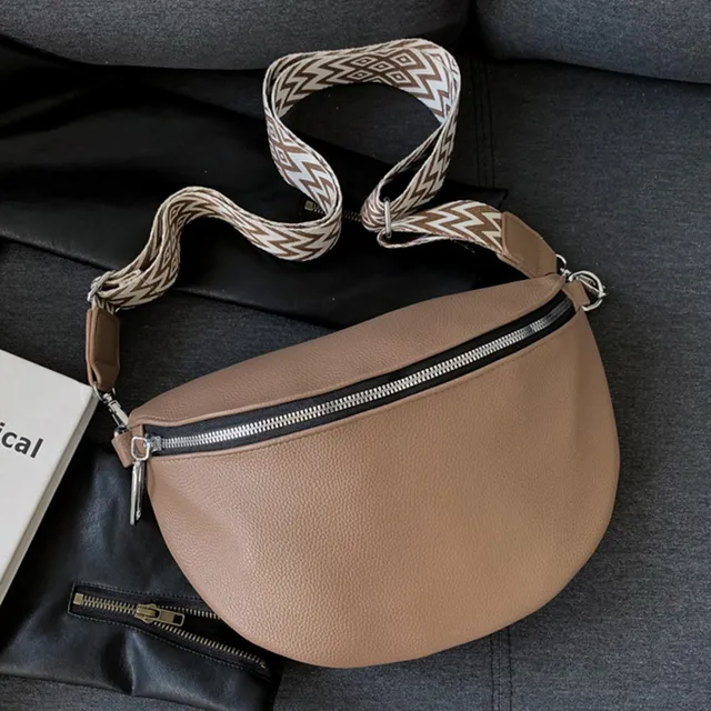 Women Fashion Waist Bag Female Faen Adjustable Shoulder Straps Jacquard Weave For Party Festival Sports Bolso_voghion.com