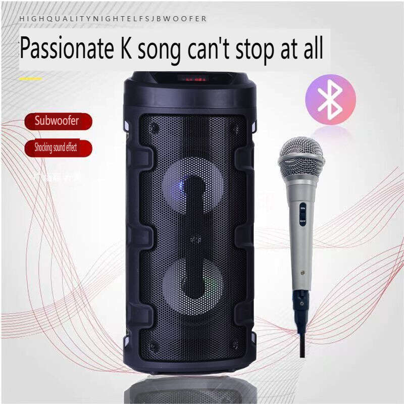 Bluetooth Speaker Mat Héich Volumen, Super Large Subwoofer, Karaokeszelt Mikrofon, Outdoor_voghion.com