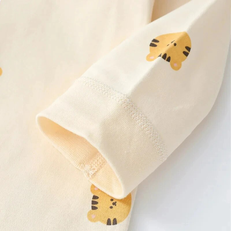 Autumn Baby Romper for Boys Girls Clothes Cartoon Bear Printed Jumpsuit Newborn One-Pieces Onesie Korean Toddler Infant_voghion.com