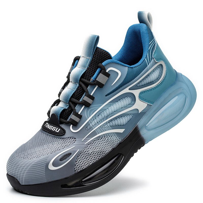 Breathable safety anti-slip wear-ristant steel baotong work men's anti-smashing and anti-piercing labor protection_voghion.com