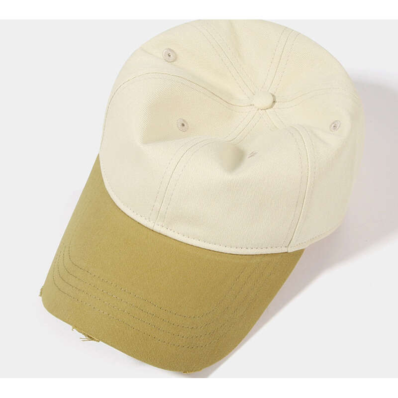 Casquette de baseball souple printemps et été pour femmes, Dopamine Fashion, couleur contrastée, langue de canard, style américain, pour l'extérieur, légère, pour loisirs_voghion.com