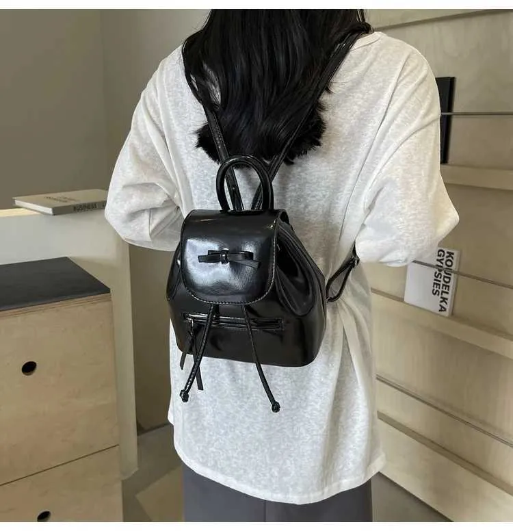 Mini Backpack And Shoulder Bag Set For Women Versatile Leather_voghion.com