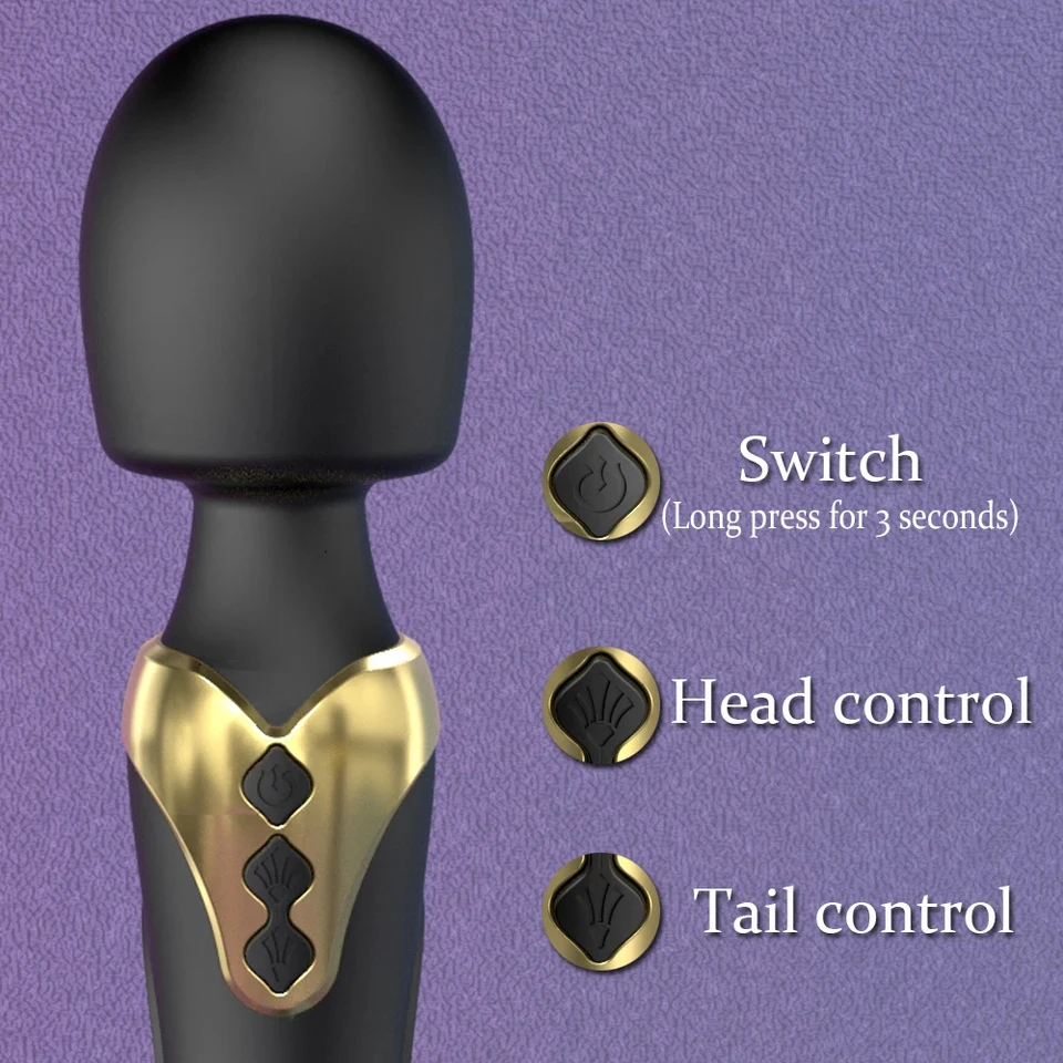 Vibrateur Av Magic Wand Stimulateur De Clitoris Et Point G Feminin_voghion.com