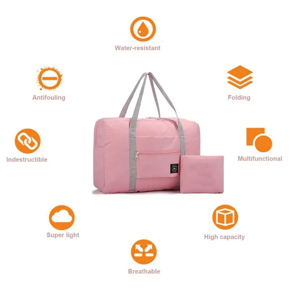 Faltbare Reisehandtaschen Seesack Frauen Gadgets Organizer Kleidung Gedruckt Reisenden Zubehör Urlaub Krankenschwester Tote Lage_voghion.com