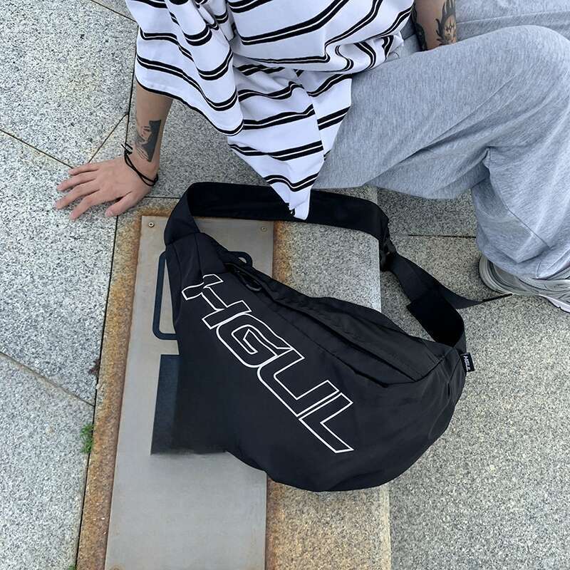 men's Chest Outdoor Sports Shoulder Fashion Trend Crossbody Bag Leisure Simple Backpacks_voghion.com