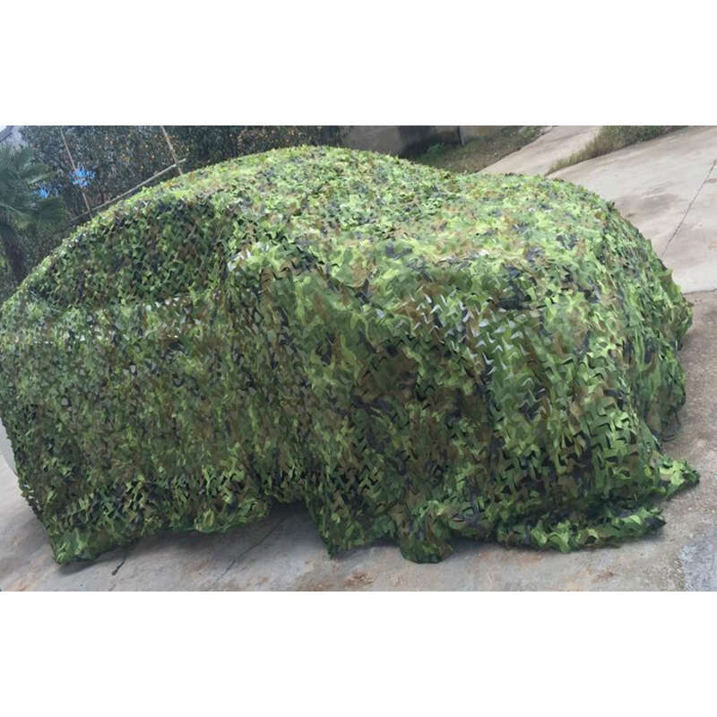 【 Colecția 1110 Persoane 】 Plasă de parasolar tactică pentru camping și mașină, camuflaj, extensibilă, pentru exterior, cu protecție solară CS Mesh_voghion.com