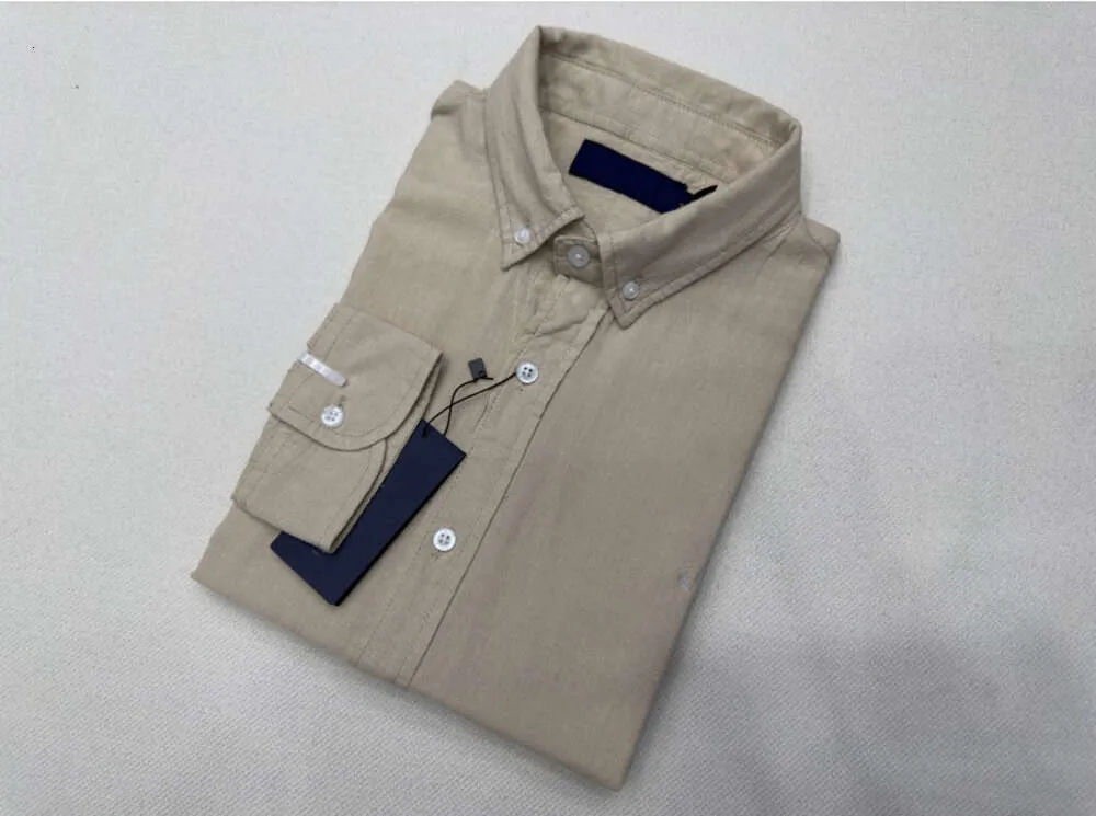 2024 Mens Shirts polo Small horse quality en Embroidery blouse Long Sleeve Solid Color Slim Fit Casual Business clothing_voghion.com