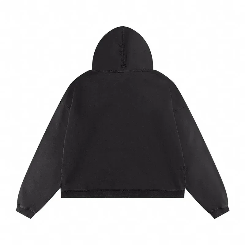 Felpe con cappuccio da uomo, 24FW, qualità Strtwear, vintage, lavato, nero, danneggiato, Enfants Riches Deprimes, felpa con cappuccio da uomo e da donna, 1 etichetta_voghion.com