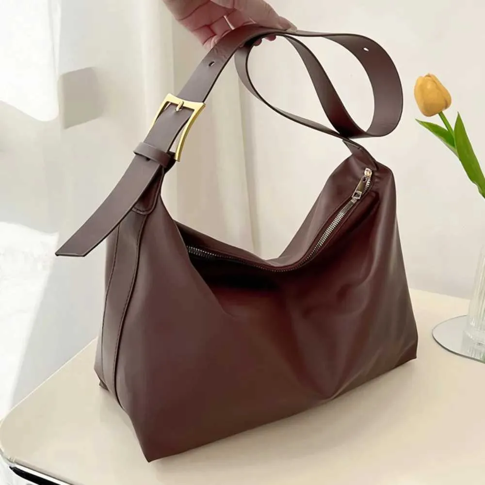 Große Hobo Schultertasche Aus Kunstleder Elegante Damentasche_voghion.com
