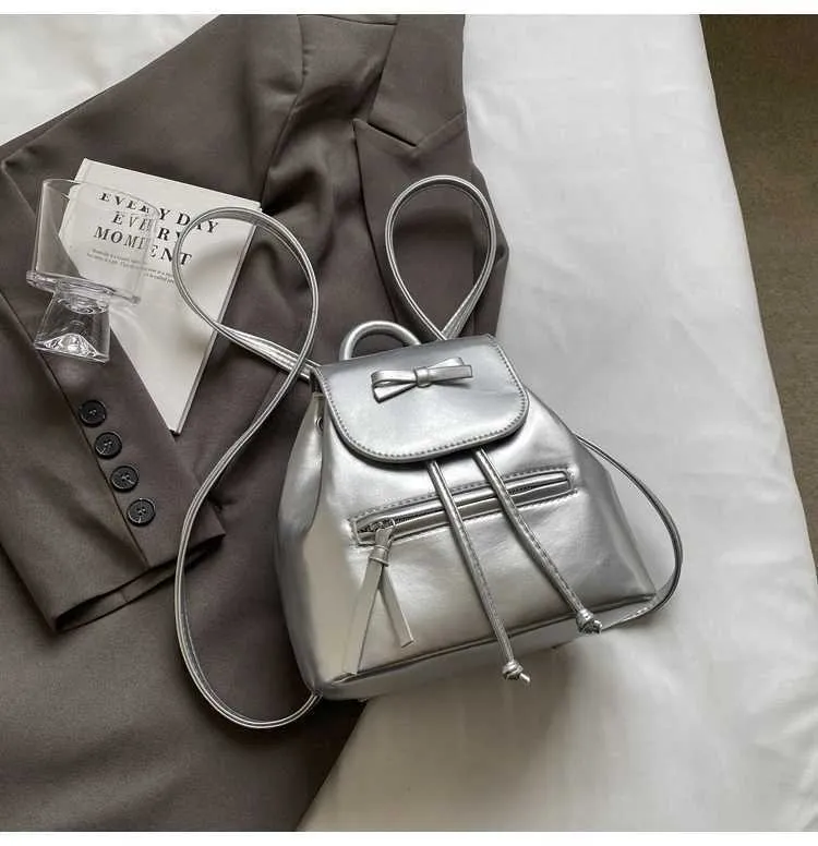Mini Backpack And Shoulder Bag Set For Women Versatile Leather_voghion.com