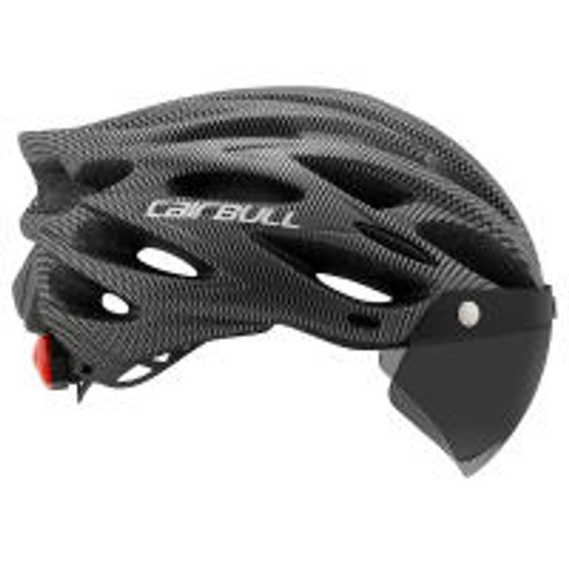 Kebur - Capacete ultraleve para mountain bike, óculos de sol LED destacáveis, acessórios para bicicleta_voghion.com