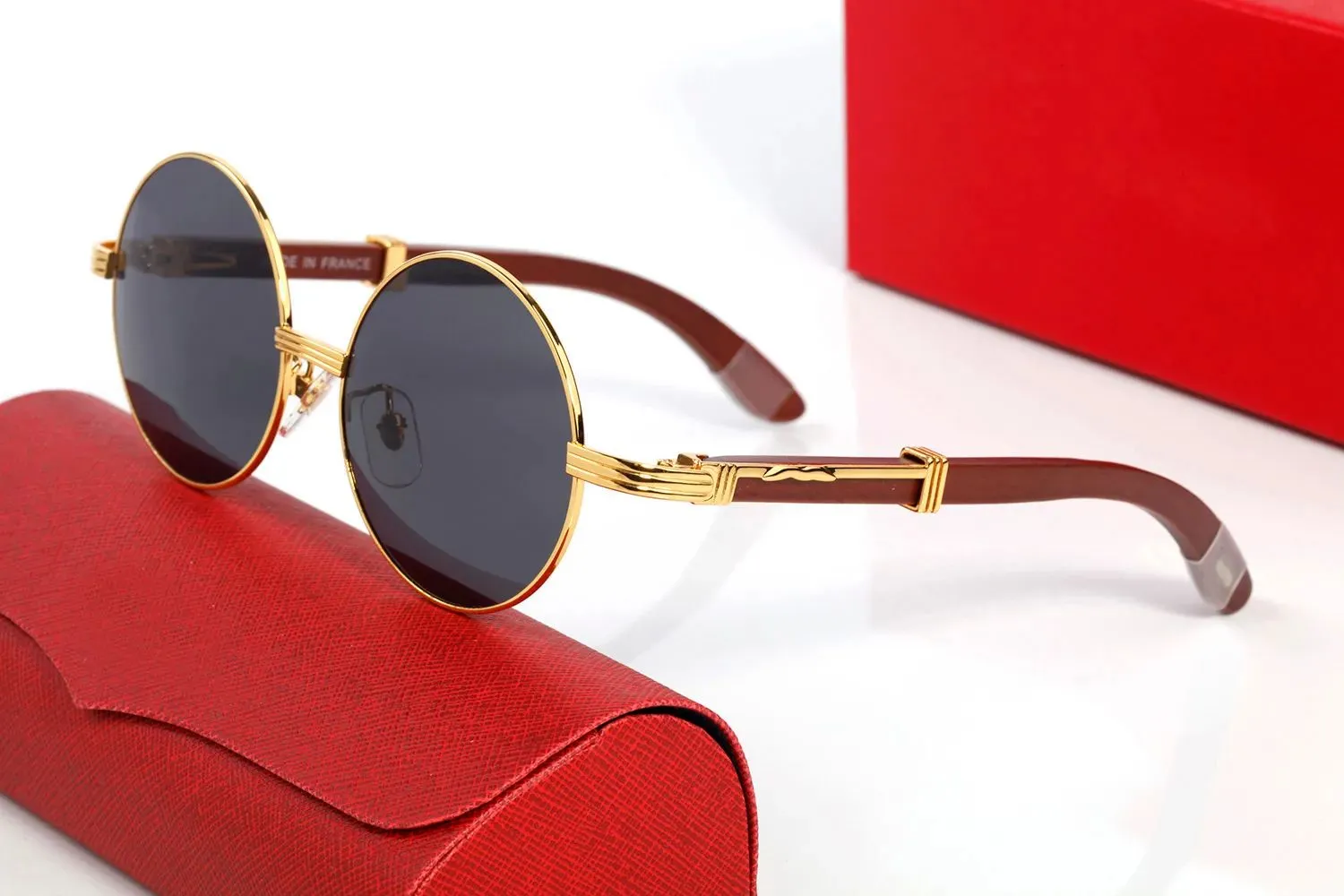 Fashion Designer Sunglasses for Women Mens Eyeglasses Goggle Beach Sun glasses Round Rimless Carti Frame Brand Eyewear_voghion.com